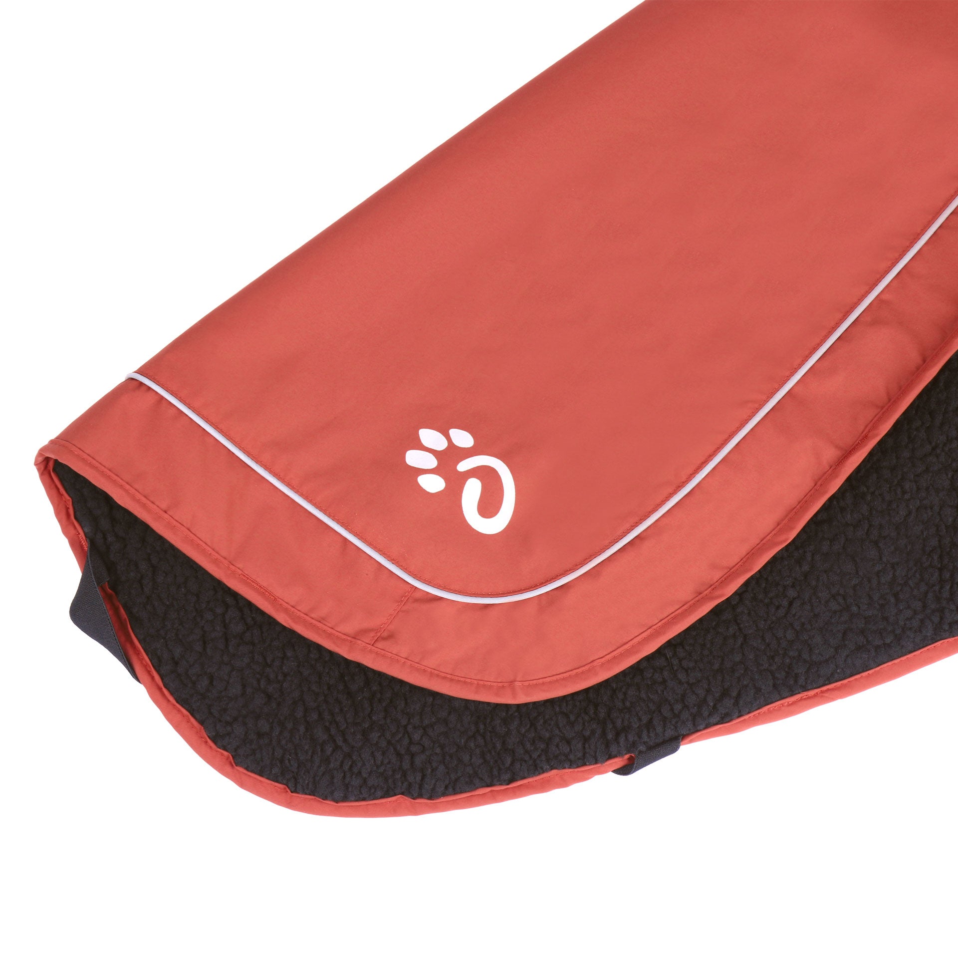 Fleece Lined Dog Coat - variant[Orange]
