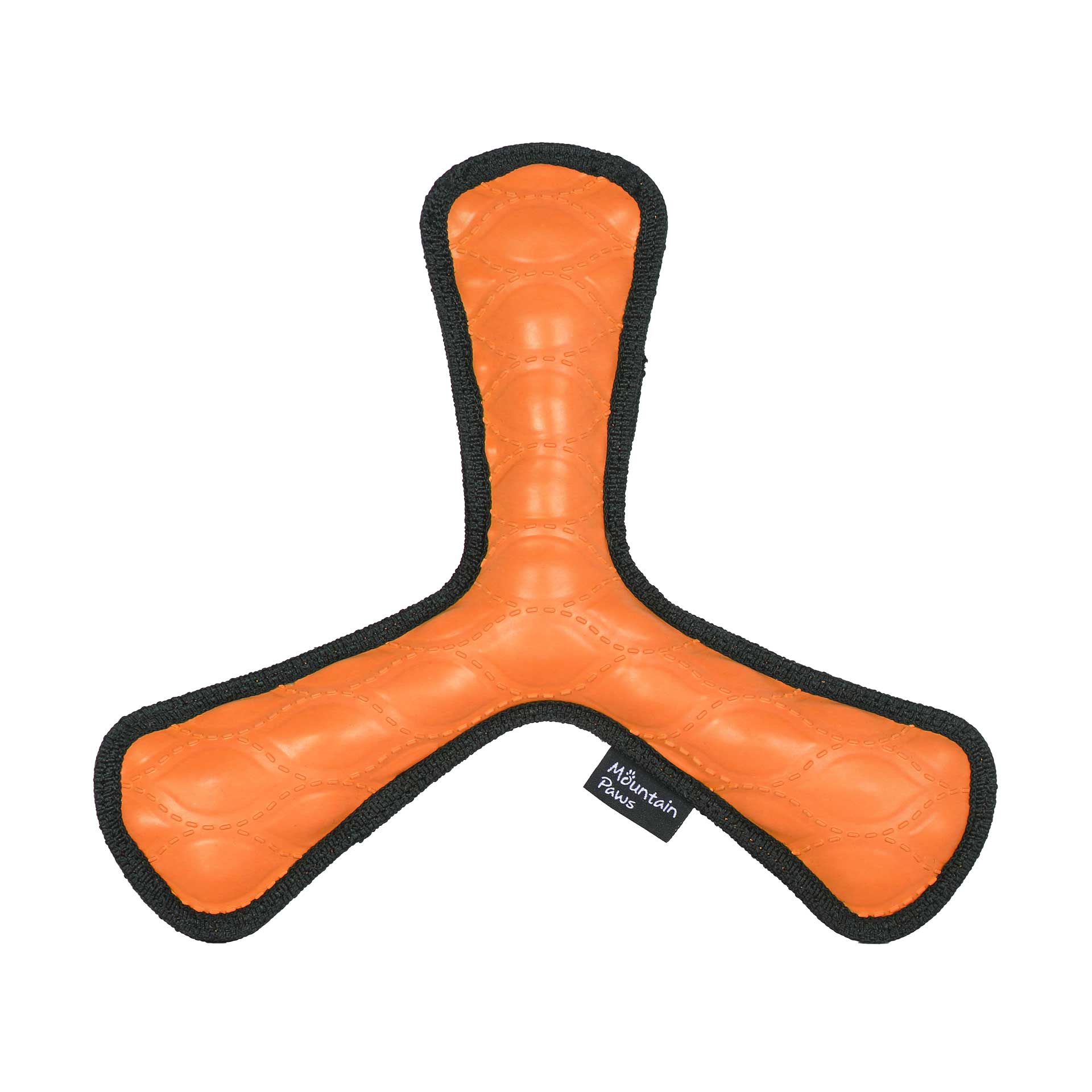 Rubber Throw Dog Toy - variant[Orange]